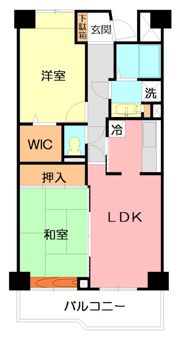 内藤マンションA棟の間取り画像
