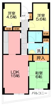 ルピナス戸塚参番館の間取り画像