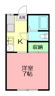 ニューハイツの間取り画像
