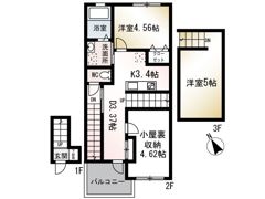 eufonia tres （ユーフォニア トレス）の間取り画像