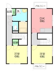 アンプルールブワOgawaの間取り画像