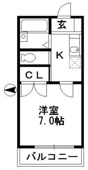 大木ハイムの間取り画像