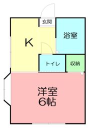 メゾンドベルフィーユの間取り画像