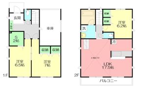 クレイドルガーデン茅ヶ崎市十間坂第2 1号棟の間取り画像