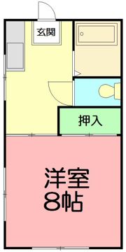 晴海ハイツの間取り画像