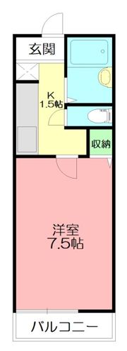 林山ハイツの間取り画像