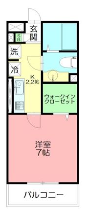ベルソス高倉Aの間取り画像