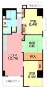 クレスト湘南の間取り画像