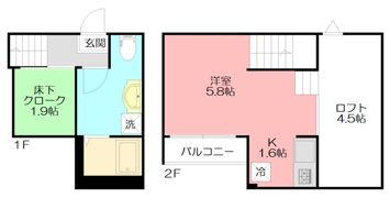ビターマカロンの間取り画像