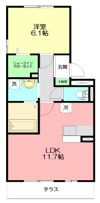 コトー Bの間取り画像