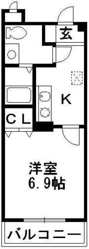 エスポワール楓の間取り画像