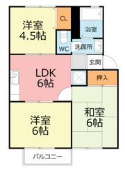メゾン中村の間取り画像
