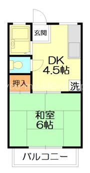 シティハイム鶴巻壱番館の間取り画像