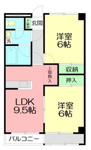ロワール市川の間取り画像