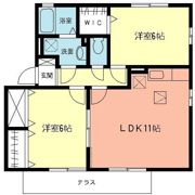 メゾンクレールIの間取り画像