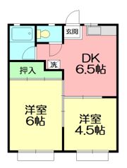 北鎌倉グリーンハイツの間取り画像