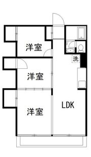 江ノ島フェアビュウの間取り画像