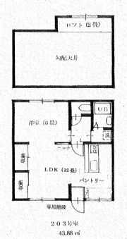 パルティータの間取り画像