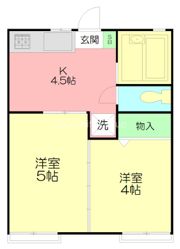 しまハイツの間取り画像