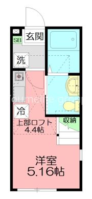 ハーミットクラブハウスヒルズ戸塚A棟の間取り画像