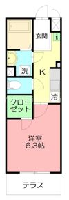 カレッジヒルズAの間取り画像