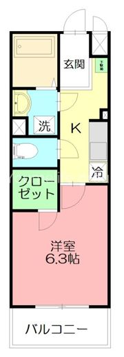 カレッジヒルズAの間取り画像