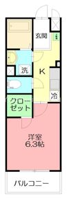 カレッジヒルズAの間取り画像