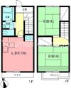 テラスいざわAの間取り画像