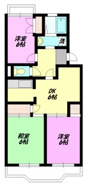 セントラルハイツ三和Iの間取り画像