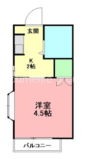 クレアハイツの間取り画像