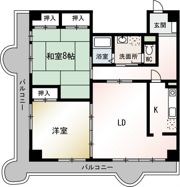 レジデンス平塚の間取り画像