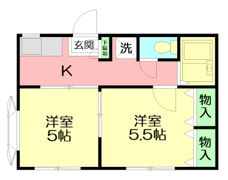 ランドマーク平塚の間取り画像