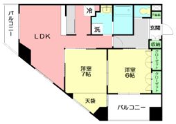 エクレール藤沢弐番館の間取り画像