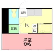 グリーンコーポの間取り画像