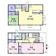 茅ヶ崎市浜須賀戸建の間取り画像