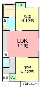 ラウレア伊勢原の間取り画像