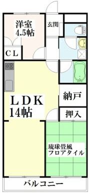 第5サンハイム天神の間取り画像