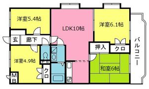 ウィスタリアIIの間取り画像