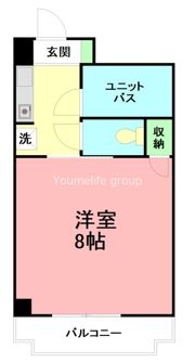 コーポグランピネードの間取り画像