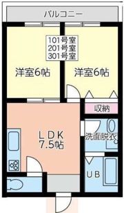 ブライティア二宮の間取り画像