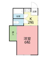 コーポラスサカグチの間取り画像