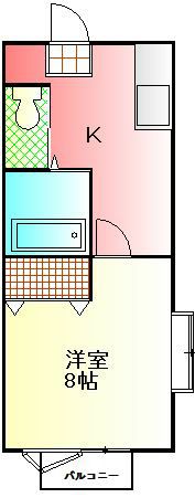 クラウンハイツIの間取り画像