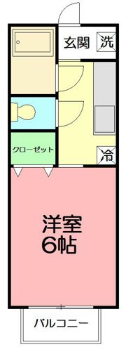 ハイツフジシンの間取り画像