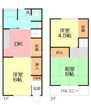 ハイツ群芳園の間取り画像