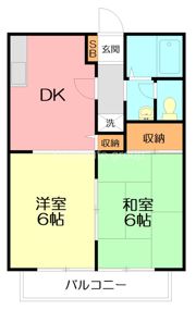 ハイツ桐の間取り画像