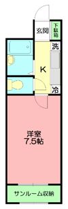 メゾン3ブリッジ2番館の間取り画像
