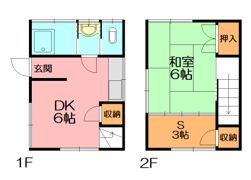 平塚市札場町貸戸建住宅の間取り画像