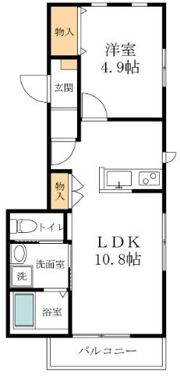 サンモールの間取り画像
