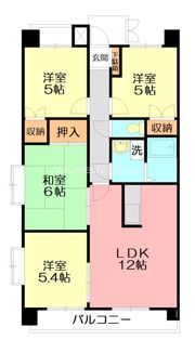 デネブ・スワンの間取り画像