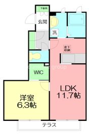 若宮ハイツ坂下の間取り画像